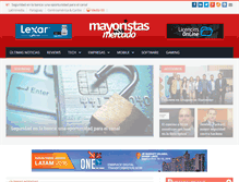 Tablet Screenshot of mayoristasymercado.com
